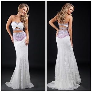 NWT! Two Piece Rachel Allan Prom Dress!
